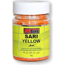 Su Bazlı Toz Gıda Boyası Sarı 10 gr