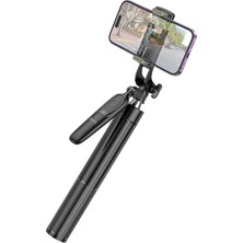 Hoco K19 157 cm Broadcast Holder Uzaktan Kumandalı Tripod ve Selfie Çubuğu