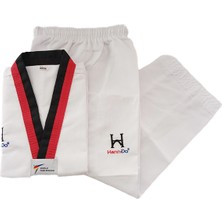 Hann-Do Taekwondo / Tekvando Elbisesi Fitilli Pum Yaka Dobok