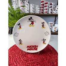 Tebak Collection 6 Parça Mickey Mouse Desen Porselen Çocuk Yemek Takımı Mama Seti