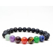 Nelleovana Yedi Çakra Doğal Taşlı Bileklik