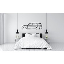 Range Rover 2023 Duvar Silüeti Süsü Tablo 2d 50CM 2d 50CM
