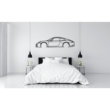 Mercedes Amg S63 Coupe Duvar Silüeti Süsü Tablo 2d 50CM 2d 50CM