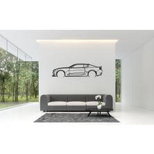 Chevrolet Camaro Duvar Silüeti Süsü Tablo 2d 50CM