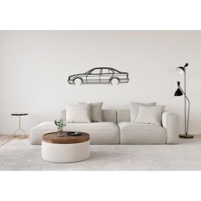 Bmw M5 E34 Duvar Silüeti Süsü Tablo 2d 50CM 2d 50CM