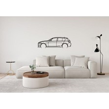 Bmw M1 Duvar Silüeti Süsü Tablo 2d 50CM
