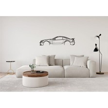 Mercedes SL65 Amg Duvar Silüeti Süsü Tablo 2d 50CM 2d 50CM