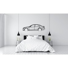 Mercedes Amg E63 2012 Duvar Silüeti Süsü Tablo 2d 50CM