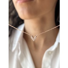 Petite Çift Taraflı Kalp Kolye