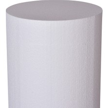 Denizyalıtım Silindir Sütun Strafor Düğün Nişan Organizasyon Doğum Günü Için Içi Dolu Silindir Tek Parça 90X30 CM