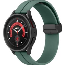 Sneezy Huawei Watch Gt5 46MM Uyumlu Manyetik Tokalı Yumuşak Soft Silikon Kordon