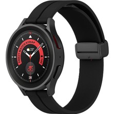 Sneezy Huawei Watch Gt5 46MM Uyumlu Manyetik Tokalı Yumuşak Soft Silikon Kordon