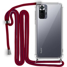 Xiaomi Redmi Note 10 Pro Boyun Askılı Şeffaf Tank Kılıf