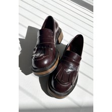 Nope21 Eros Koyu Kahverengi Hakiki Deri Loafer