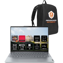 Lenovo Yoga Slim 6 Amd Ryzen 7 7840U 16GB 4tb SSD 14" Fhd+ W11H Taşınabilir Bilgisayar & Per4 Çanta 82X3004FTXP310