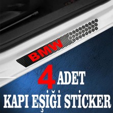 Bmw Özel Oto Kapı Eşikleri Sticker Karbon 4 Adet