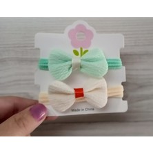 Fiyonk Desenli Bağlamalı Kız Çocuk Toka