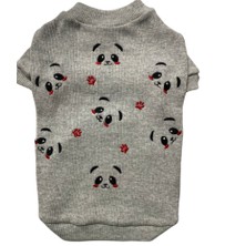 Gedyco Panda Küçük Irk Köpek Sweatshirtü Gri