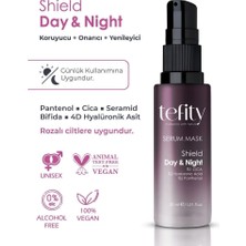 Tefity Shield Day & Night Serum Mask : Nemlendirici, Cilt Bariyerini Güçlendirici, Koruyucu