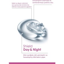 Tefity Shield Day & Night Serum Mask : Nemlendirici, Cilt Bariyerini Güçlendirici, Koruyucu