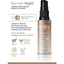 Tefity Blemish Night Serum Mask : Leke Önleyici Serum Maske / Gece