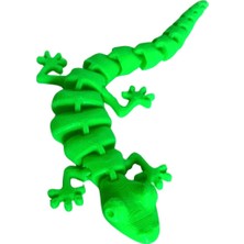 3D Hareketli Oyuncak Kertenkele - Neon Yeşili