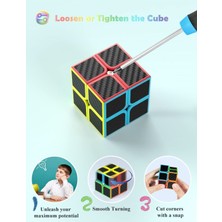 Toyfest 4 Lü Speed Zeka Küpü Akıl Küpü Rübik Küp Seti Fiber 2x2 - 3x3 - Kare 3x3 - 3x3 Anahtarlık