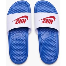 Nike Futura Benassi Mavi Beyaz Erkek Terlik
