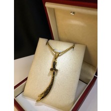 Vogutima Zülfikar Kılıcı Hz.ali Altın Kaplama Çelik Kolye • Işıklı Kutuda • Sevgiliye • Eşe • Anneye Kolye