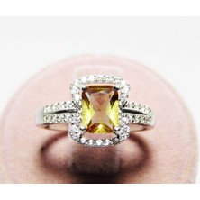 Lilah Gümüş Tr Lilahgümüştr Gümüş Baget Zultanit Taşlı Kadın Yüzük