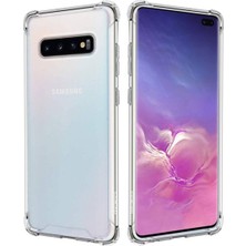 Samsung Galaxy S10 Plus Şeffaf Tank Silikon Kapak
