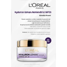 L'Oréal Paris 3 Adet Loreal Paris Hyaluron Uzmanı Nemlendirici Krem Gündüz GKF20 50 ml ve Rosıe