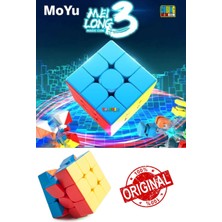 Toyfest Moyu Meilong 3x3 Classic Speed Cube - 3x3 Stickersız Klasik Hızlı Rübik Zeka Küpü