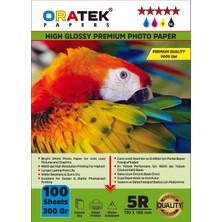 Oratek Canon Pixma G4750 Evertday Premium Parlak 13X18CM Fotoğraf Kağıdı 300 Gr. 100 Adet