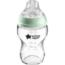 Tommee Tippee Closer To Nature Cam Biberon Şeffaf Yeşil 250 ml