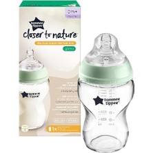 Tommee Tippee Closer To Nature Cam Biberon Şeffaf Yeşil 250 ml