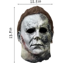 Çerçici Michael Myers Lateks Maske - Michael Myers Et Maske Kafaya Tam Geçmeli