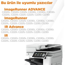 tonermax Canon CEXV34 Muadil Toner Sarı/ İRC2025 / İRC2220 / İRC2225 / İRC2230 / İRC2020 / İRC2030