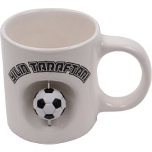 Çerçici Stres Kupa Siyah Beyaz (3d)