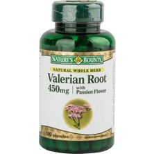 Nature's Bounty Valerian Root 450MG 100 Kapsül