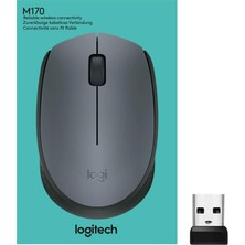 Logıtech M170  USB Kablosuz Siyah Mouse 910-004642 (K246)