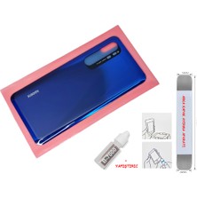Tkgz Xiaomi Mi Note 10 Lite Arka Kapak Cam Mavi + B-7000 - Sökme Aparatı