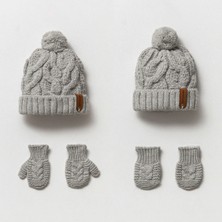 CSK Anne Bebek Unısex 0/6-6/12 Ay Armalı Bere Eldiven