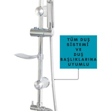 Decordem Banora Duş Spiral Hortum Paslanmaz 150 Cm Krom