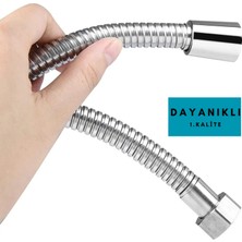 Decordem Banora Duş Spiral Hortum Paslanmaz 150 Cm Krom