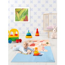 Safemom Lake Oyun Matı 90X145 cm Mavi