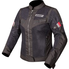 Ls2 Blade Air Yazlık Kadın Motosiklet Montu Siyah-Kırmızı