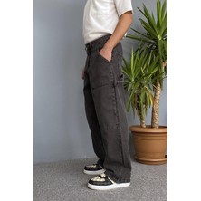 Baggy Kalıp Ön Cep Detaylı Kot Pantolon