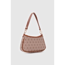 Wiel Monogram Taba Baget ve Çapraz Çanta
