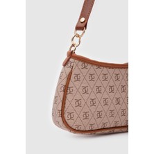 Wiel Monogram Taba Baget ve Çapraz Çanta